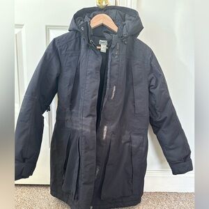 Women’s Black Hooded Winter Coat